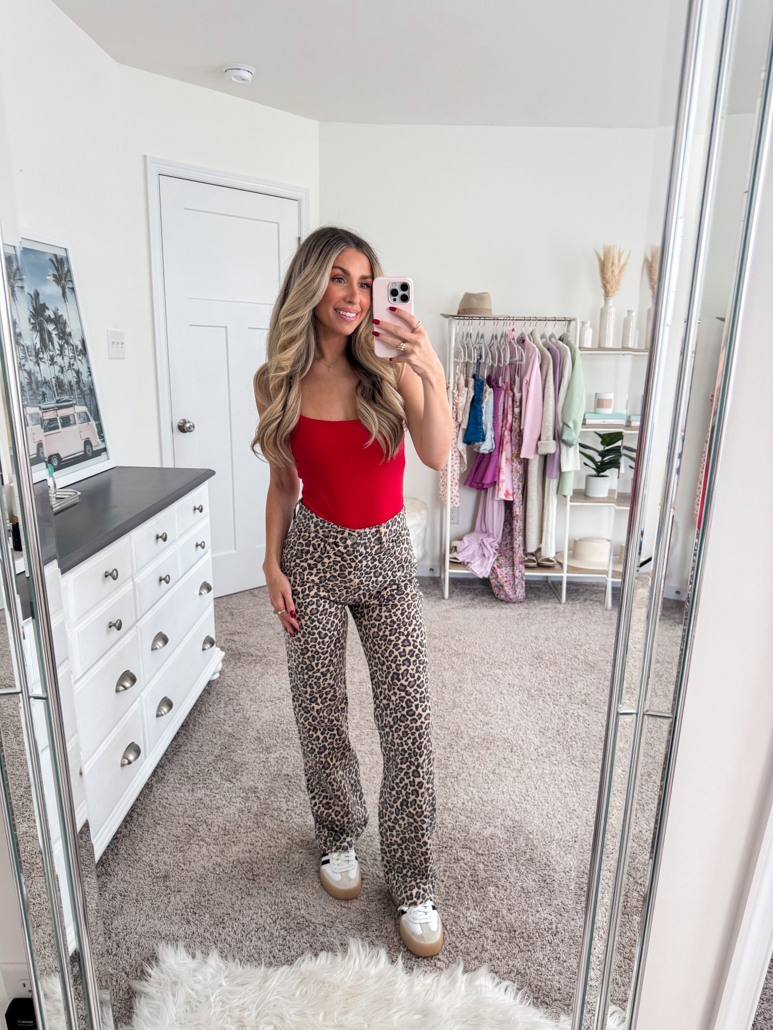 Casual end of summer outfit
+ leopard jeans: 24 short 
+ bra free tank top: xs 


#LTKPetite #LTKFindsUnder100 #LTKSaleAlert