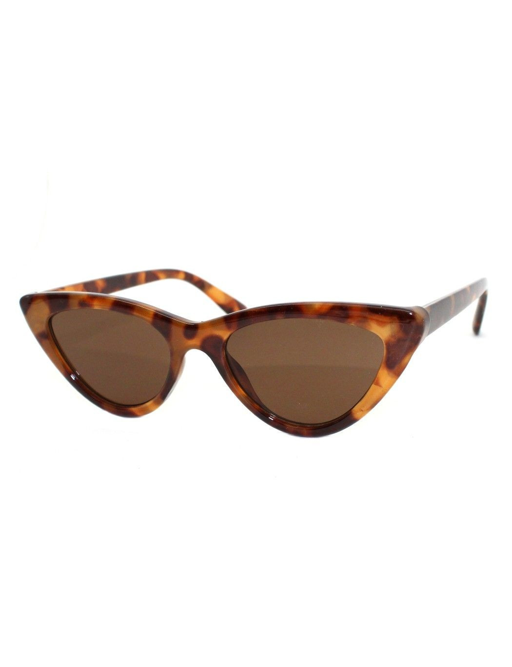 Slim Tortoise Cat Eye Sunglasses | Eloquii