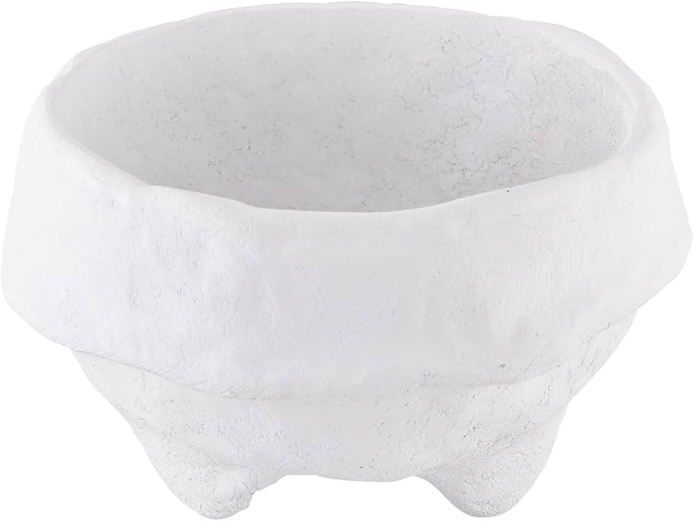 Santa Barbara Design Studio Pure Design Paper Mache Footed Decorative Bowl, Small, White | Amazon (CA)