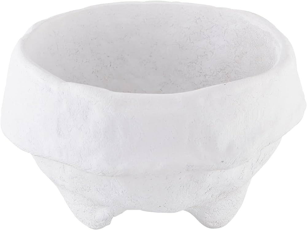 Santa Barbara Design Studio Pure Design Paper Mache Footed Decorative Bowl, Small, White | Amazon (CA)