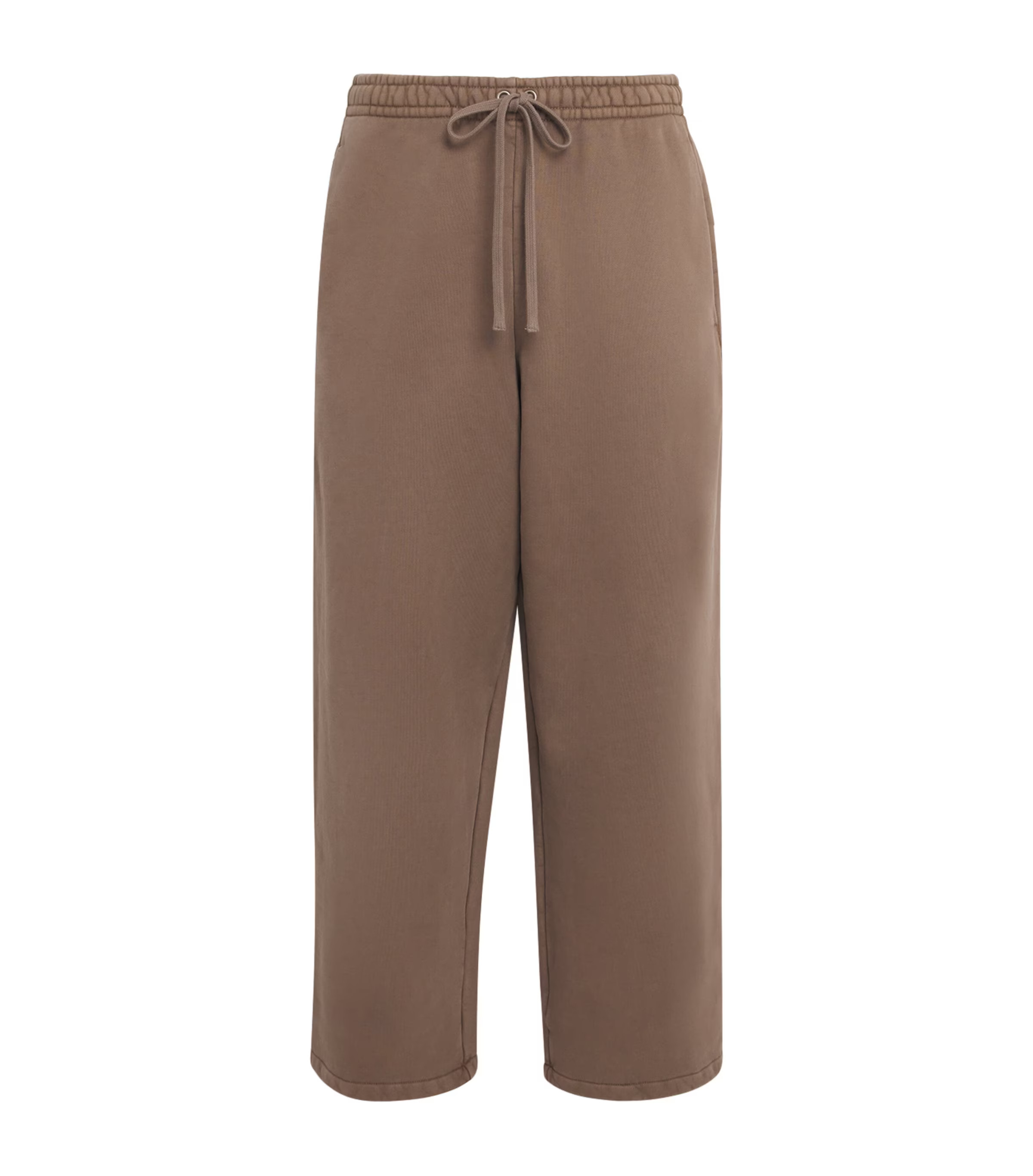 Skims Cotton Fleece Straight Sweatpants | Harrods (US)