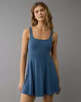 AE Knit Fit & Flare Mini Skort Dress | American Eagle Outfitters (US & CA)