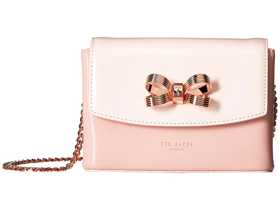 Ted Baker - Looped Bow Mini Crossbody (Light Pink) Cross Body Handbags | Zappos