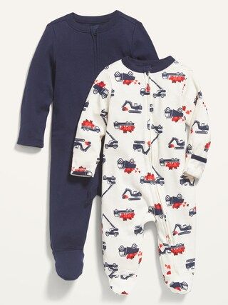 Unisex Sleep & Play One-Piece 2-Pack for Baby | Old Navy (US)