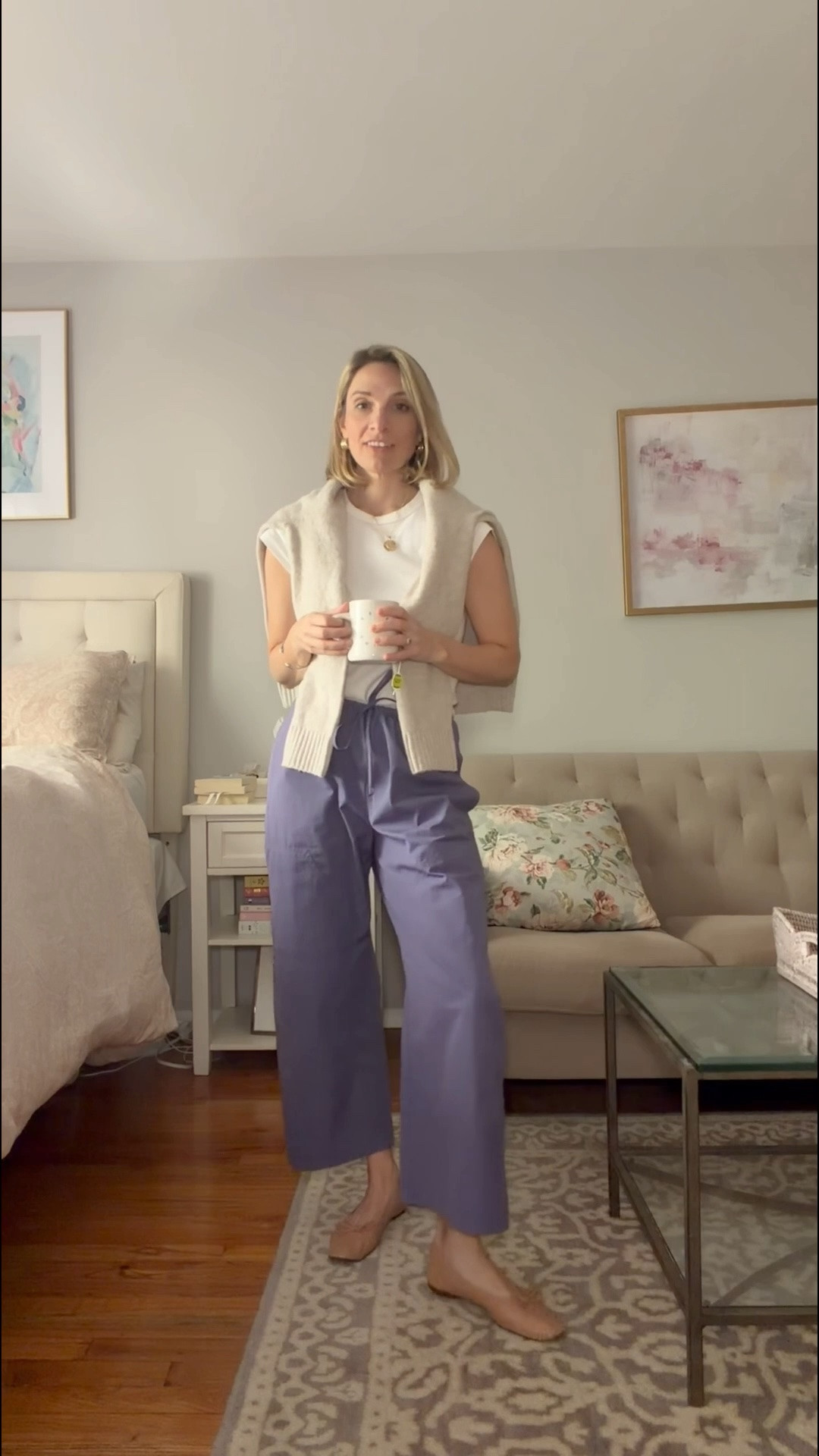 Casual outfit. The most casual everyday pants to wear- whether at home lounging, running errands, or poolside.

#LTKootd #LTKgrwm #LTKOver40