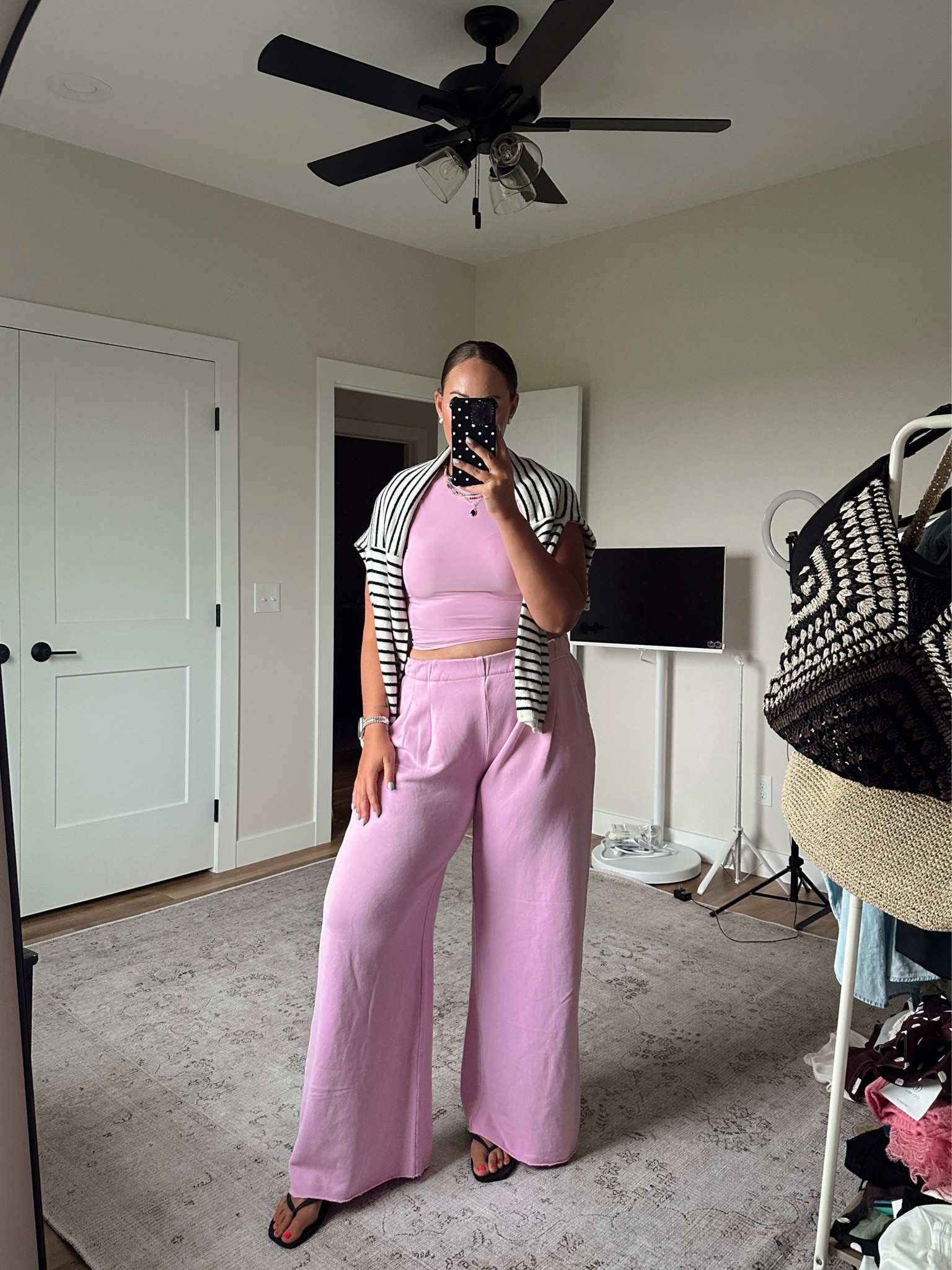 Aerie SMOOTHEZ tee - large
Aerie street trouser - large long

Aerie real, aerie matching sets, 
Tall girl fashion, size 14 summer outfit, midsize fashion, midsize mom style, casual summer outfit, summer outfit inspiration, tall women clothing, everyday outfit ideas, mom outfit ideas for summer, summer outfits 2026 women, midsize summer outfits, casual mom outfits, casual outfit ideas, casual shorts outfits, cozy fall outfits,

#LTKootd #LTKTall #LTKMidsize