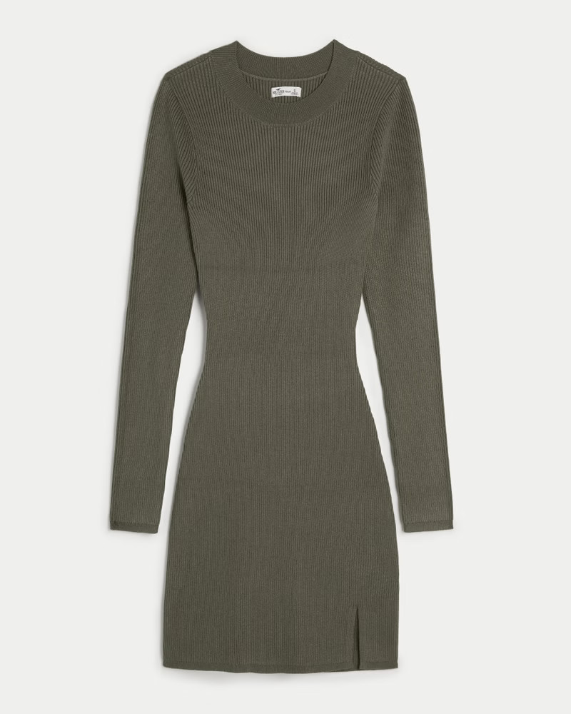 Long-Sleeve Bodycon Sweater Dress | Hollister (US)