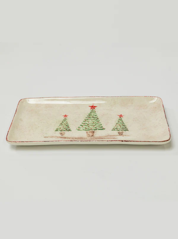 Holiday Large Rectangular Tray | Zafferano
