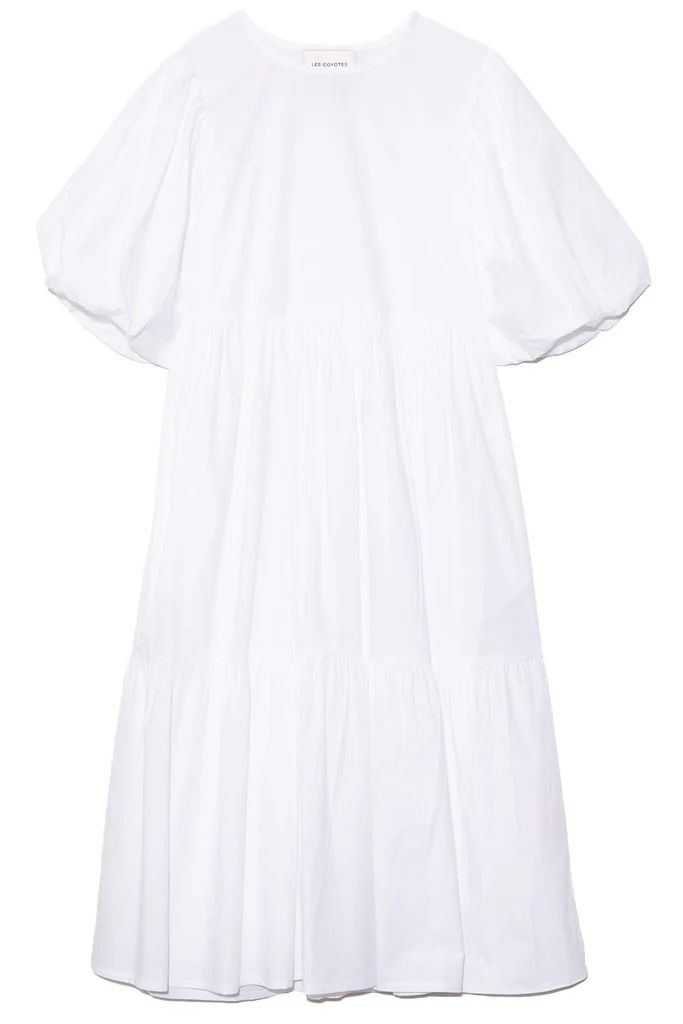 Leoni Dress in White | Hampden Clothing