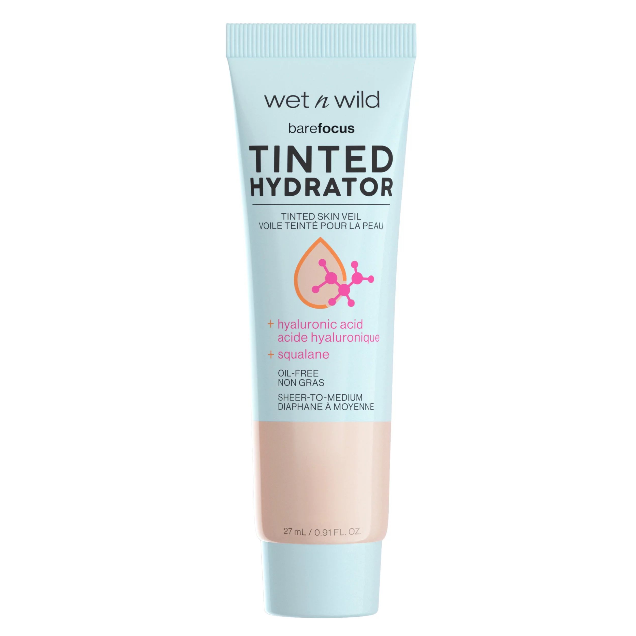 wet n wild Bare Focus Tinted Hydrator, Tinted Moisturizer, Dewy, Fair, 0.91 fl oz | Walmart (US)