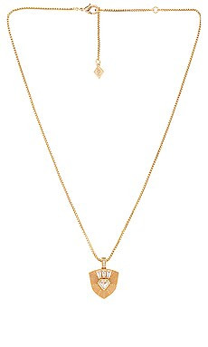 Joy Dravecky Jewelry Goldie Shield Necklace in Gold from Revolve.com | Revolve Clothing (Global)