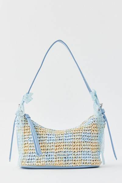 Kimchi Blue Lucia Raffia Baguette Bag | Urban Outfitters (US and RoW)