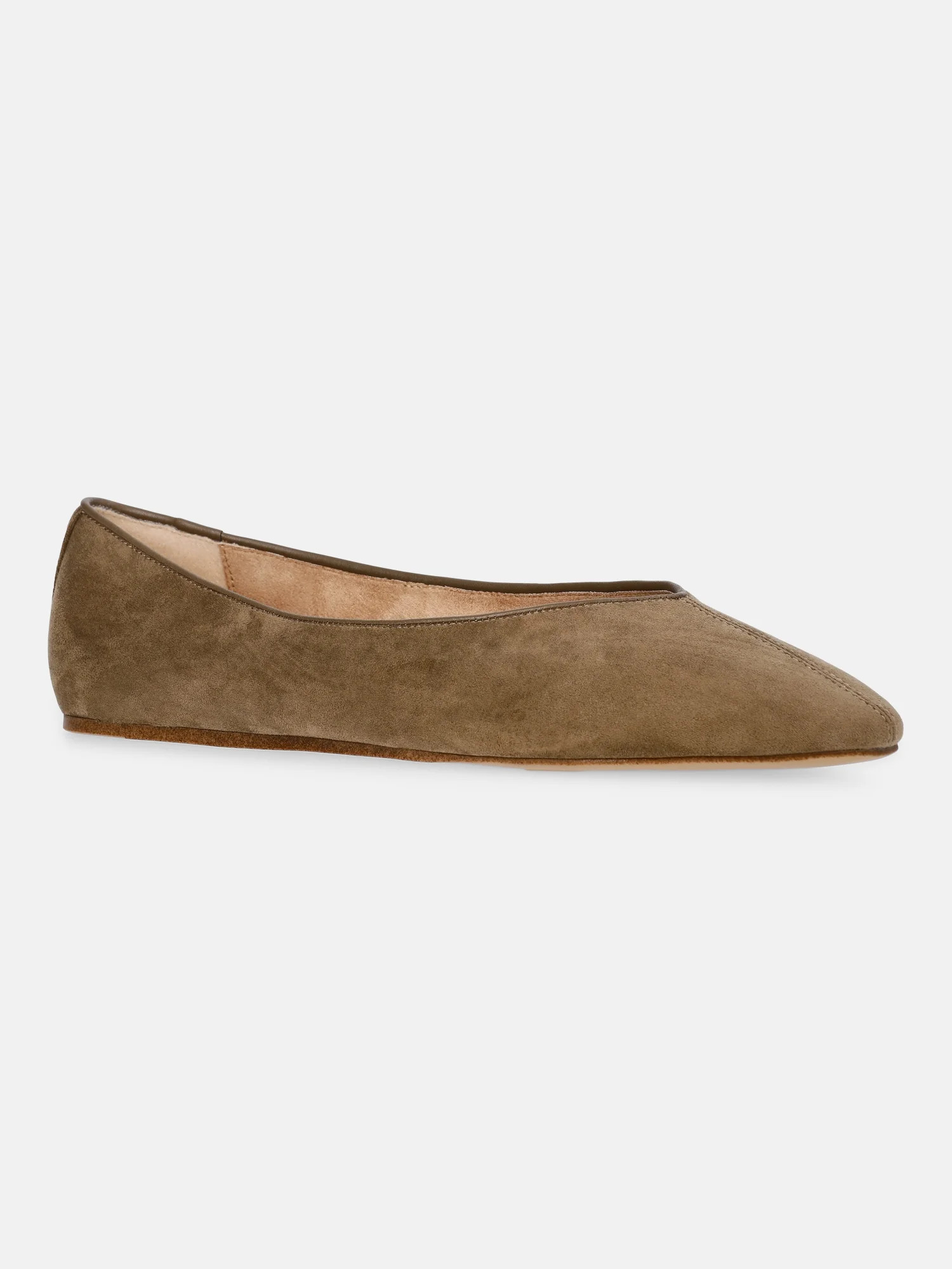 Scenario Women's Faux Suede Ballet Flats | Walmart (US)