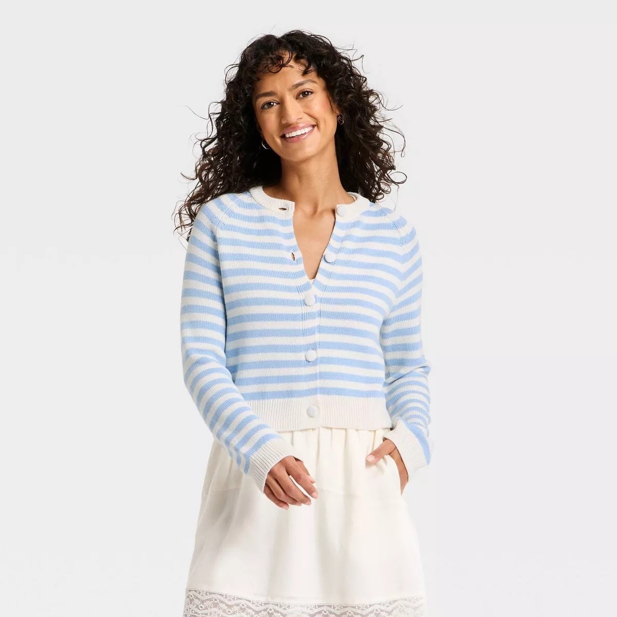 NEW ARRIVALS!! Women's Crewneck Cotton Cardigan - Universal Thread in Blue Striped, comes in 2 colors 






Target, new at Target, spring cardigan, target cardigan




#LTKWorkwear #LTKPlusSize #LTKOver40