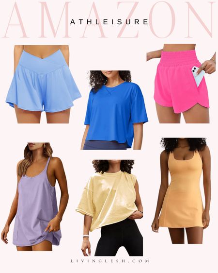 Amazon fashion | Amazon finds | Amazon athleisure | Tennis dress | Free people inspired | Workout outfits | Summer outfits | Workout shorts | Cropped tee

#LTKFitness #LTKFindsUnder50 #LTKActive