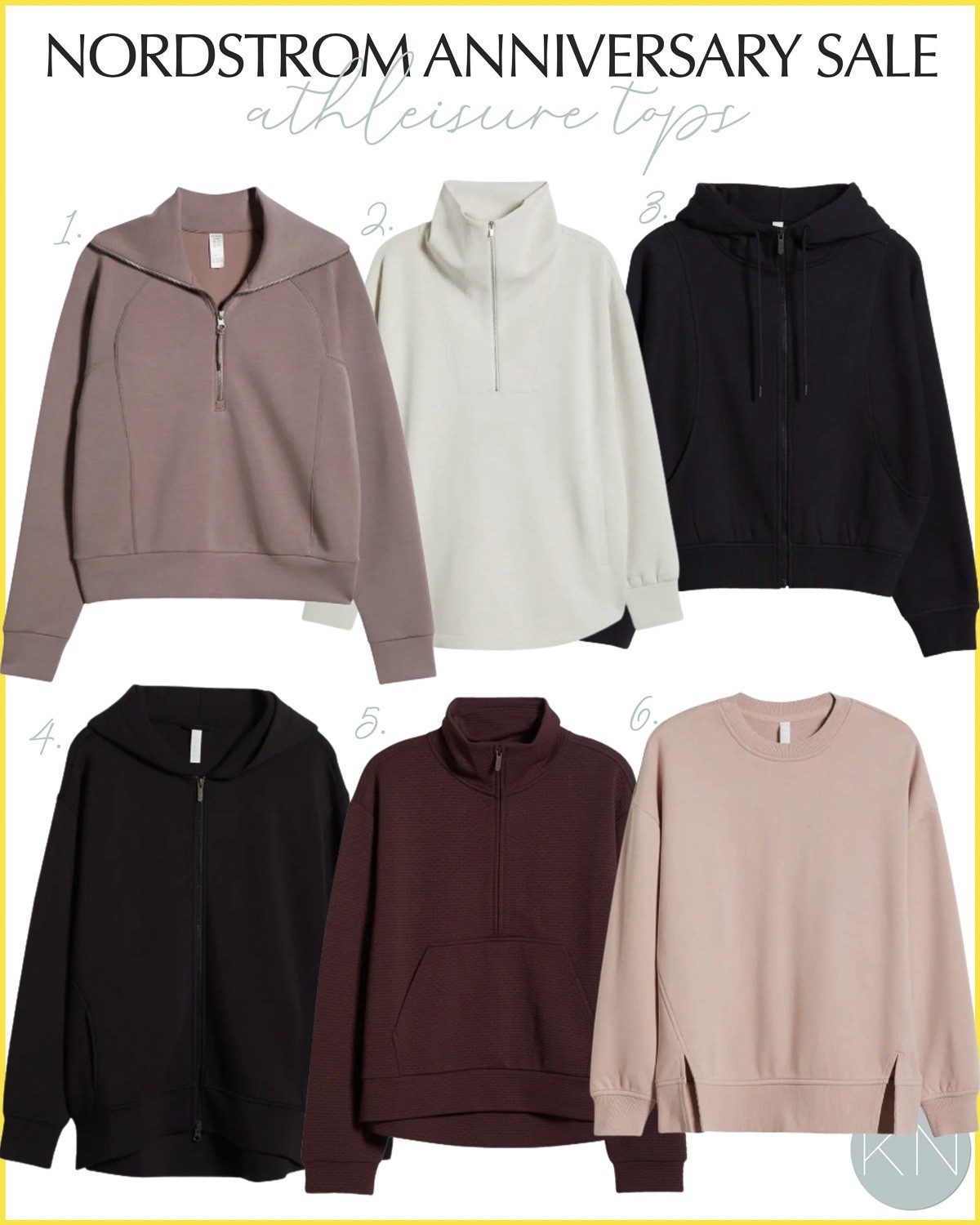 I live in athleisure tops when I’m at home or running errands. The Nordstrom Anniversary Sale has stylish pullovers, fleece hoodies and half zip sweatshirts that make a great layer for the cooler temps. women’s sweatshirt gift idea for her active wear lounge wear women’s tunic Nordstrom find

#LTKActive #LTKSaleAlert #LTKStyleTip