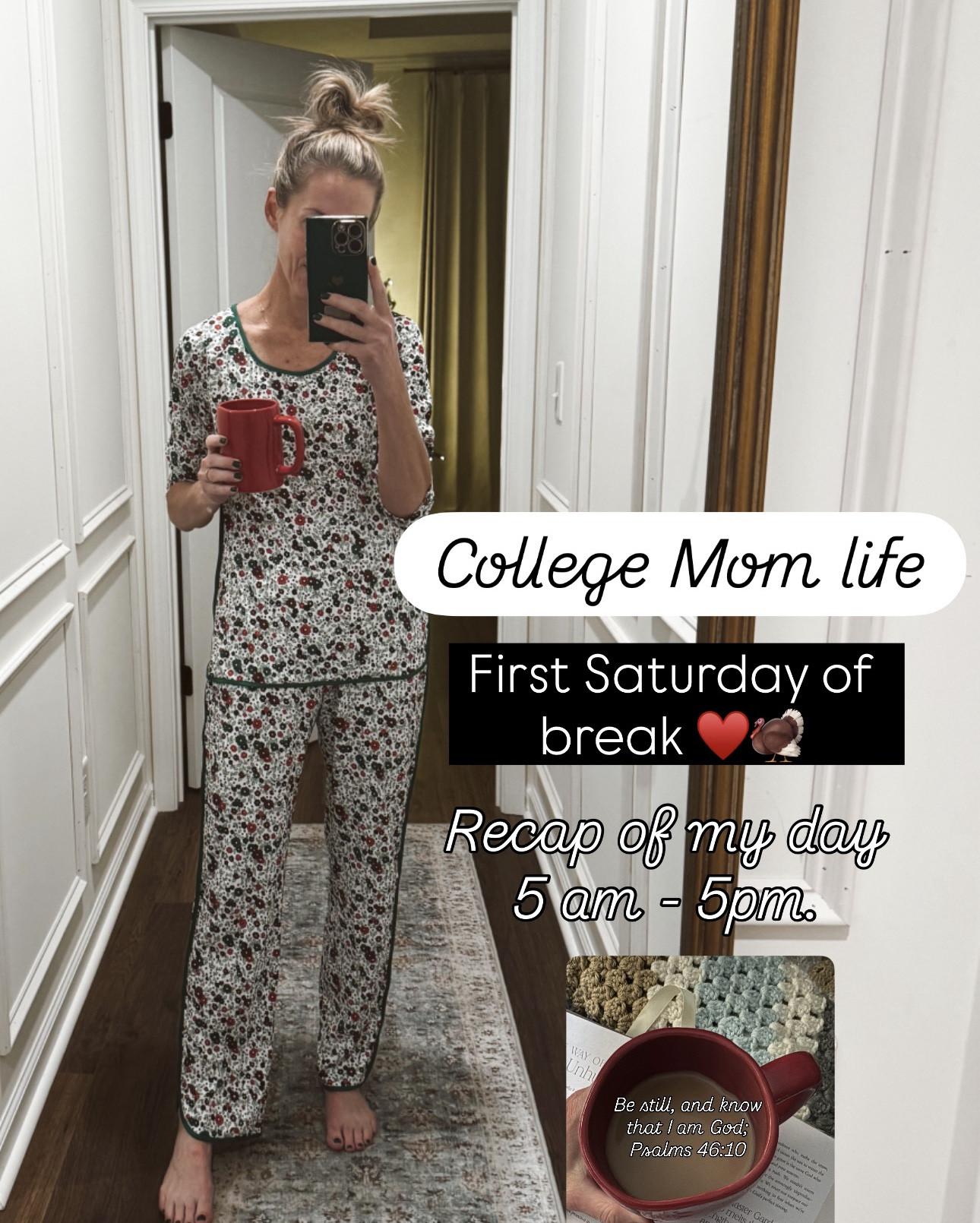 POV: It was an early morning so I could slip in my quiet time and a quick workout before the day took off. I didn’t learn about a flower today, but I did learn about being unrushed — moving slowly, noticing the simple gifts, and letting the day unfold without hurrying my heart.

Then it was time to get ready and head to Auburn. We met up with the boys, grabbed our favorite lunch at Taco Mama, and walked straight into the stadium since it was an early game. We watched the Eagle fly in — still one of my favorite moments — and then finally… Auburn won a game. A little extra joy for the day.

Dinner afterward, one last hug from each of my boys, and now they’ll be home tomorrow for Thanksgiving break. My heart feels full in all the right ways tonight.

Comment AUBURN for all outfit details + links. 🧡💙


#LTKgrwm #LTKdayinmylife #LTKmomlife