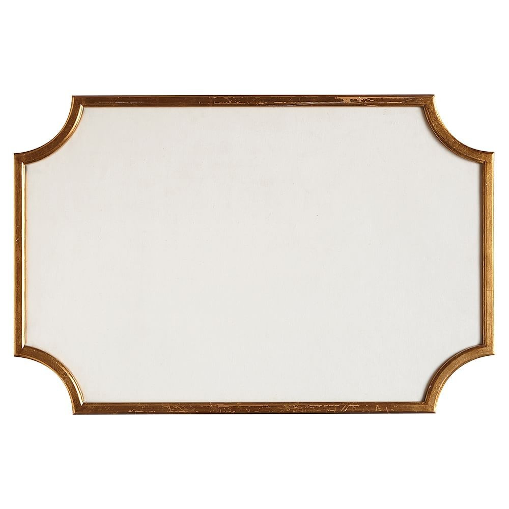 The Emily & Meritt Scallop Statement Pinboard, Gold | Pottery Barn Teen