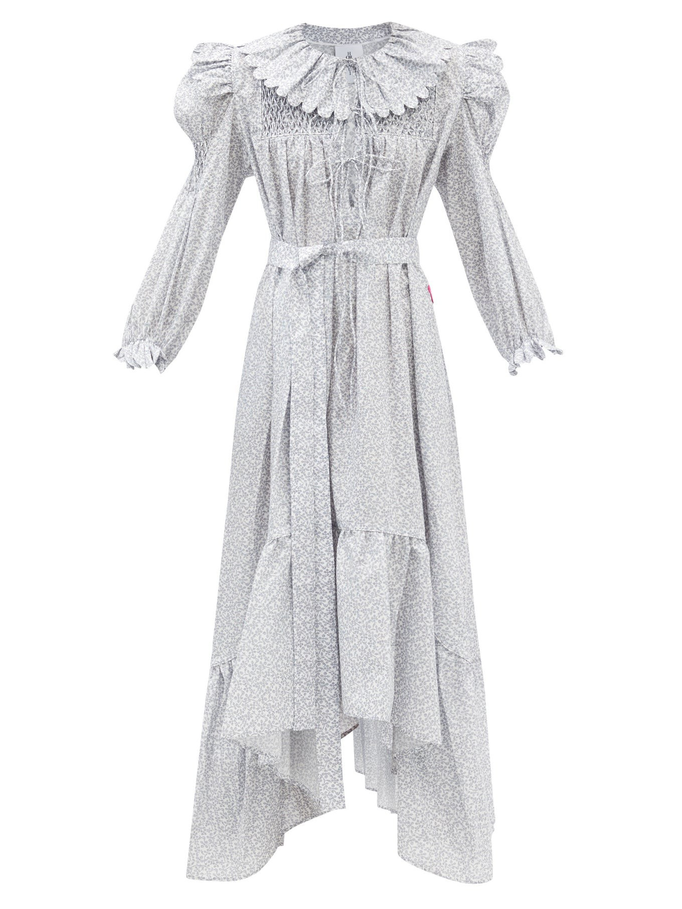 Defensia floral-print ruffled cotton-poplin dress | Horror Vacui | Matches (US)