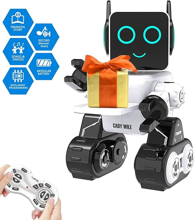 OKK Robot Toy Smart RC Robots, White | Amazon (US)