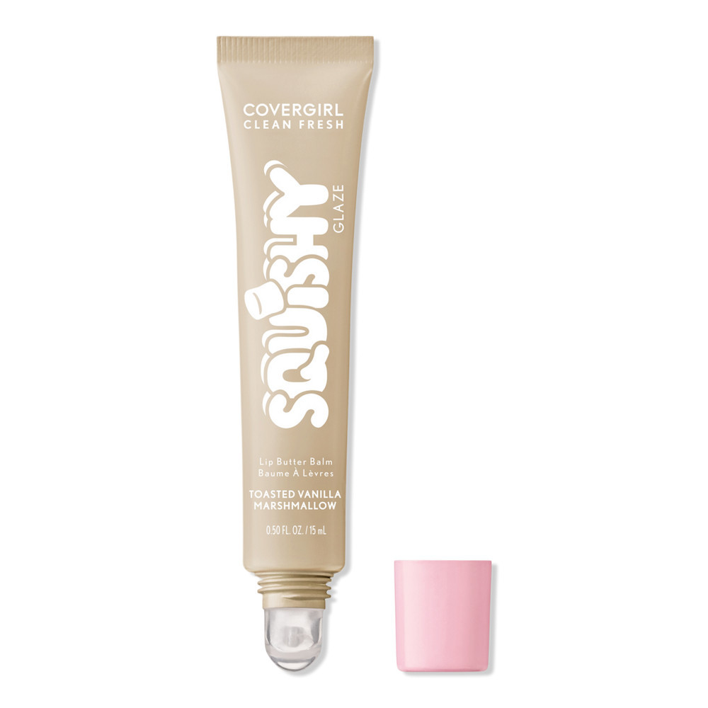 CoverGirl Clean Fresh Squishy Glaze Lip Butter Balm - Toasted Vanilla Marshmallow | Ulta