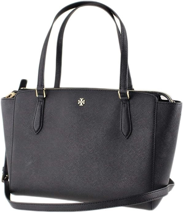 Tory Burch Emerson Small Top Zip Tote Black | Amazon (US)