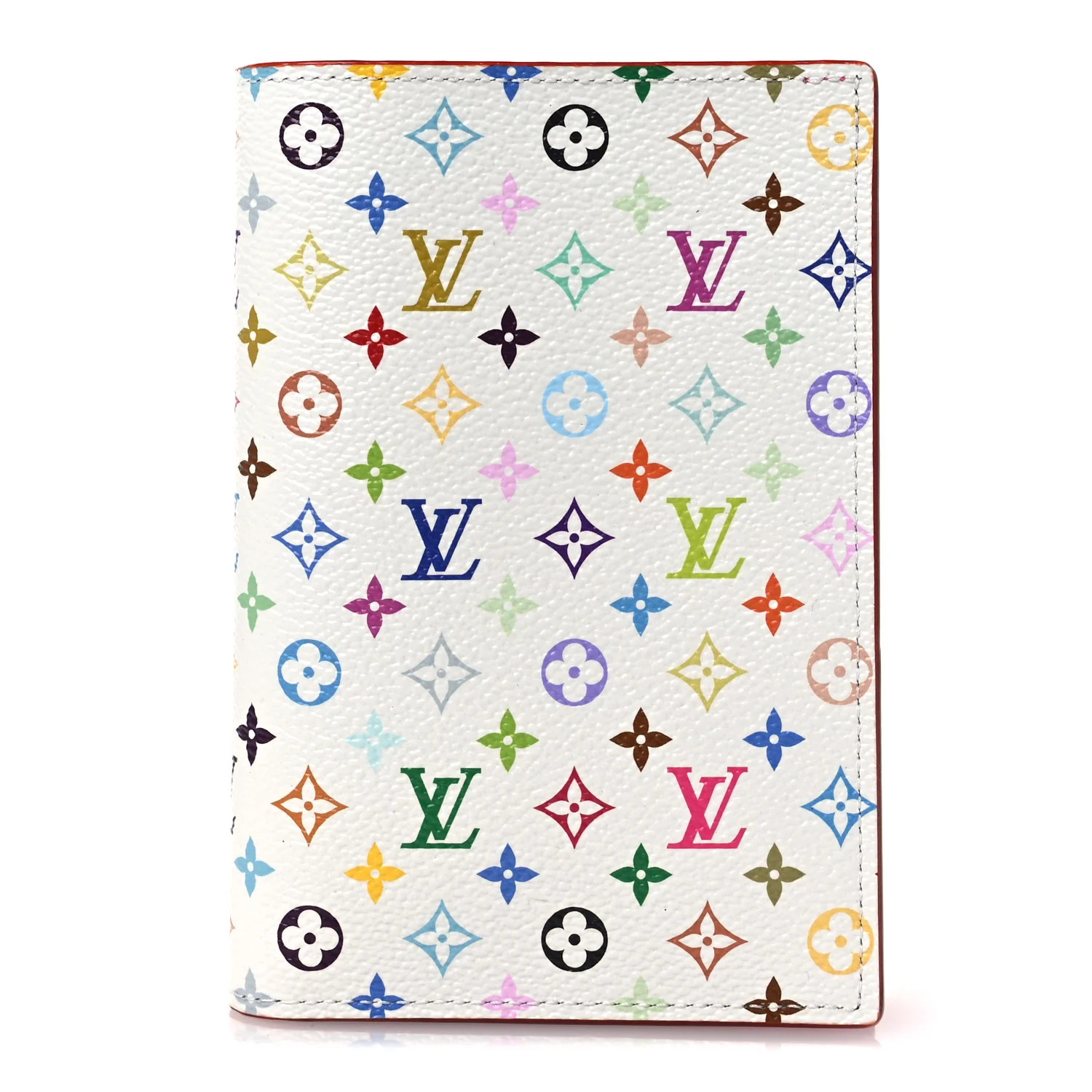 LV X TM Monogram Multicolor Passport Cover White | FASHIONPHILE (US)