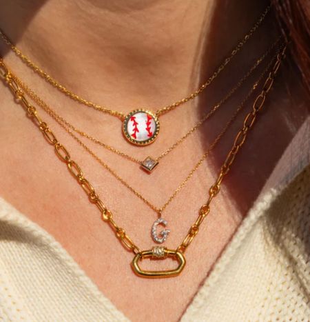 Baseball necklace - great Mother’s Day gift idea 
