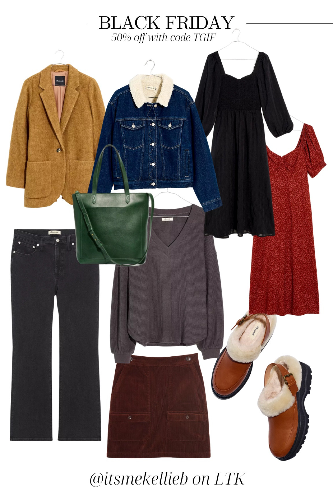 Black Friday sales at Madewell! Use code TGIF for 50% off! 

#LTKCyberweek #LTKGiftGuide #LTKstyletip