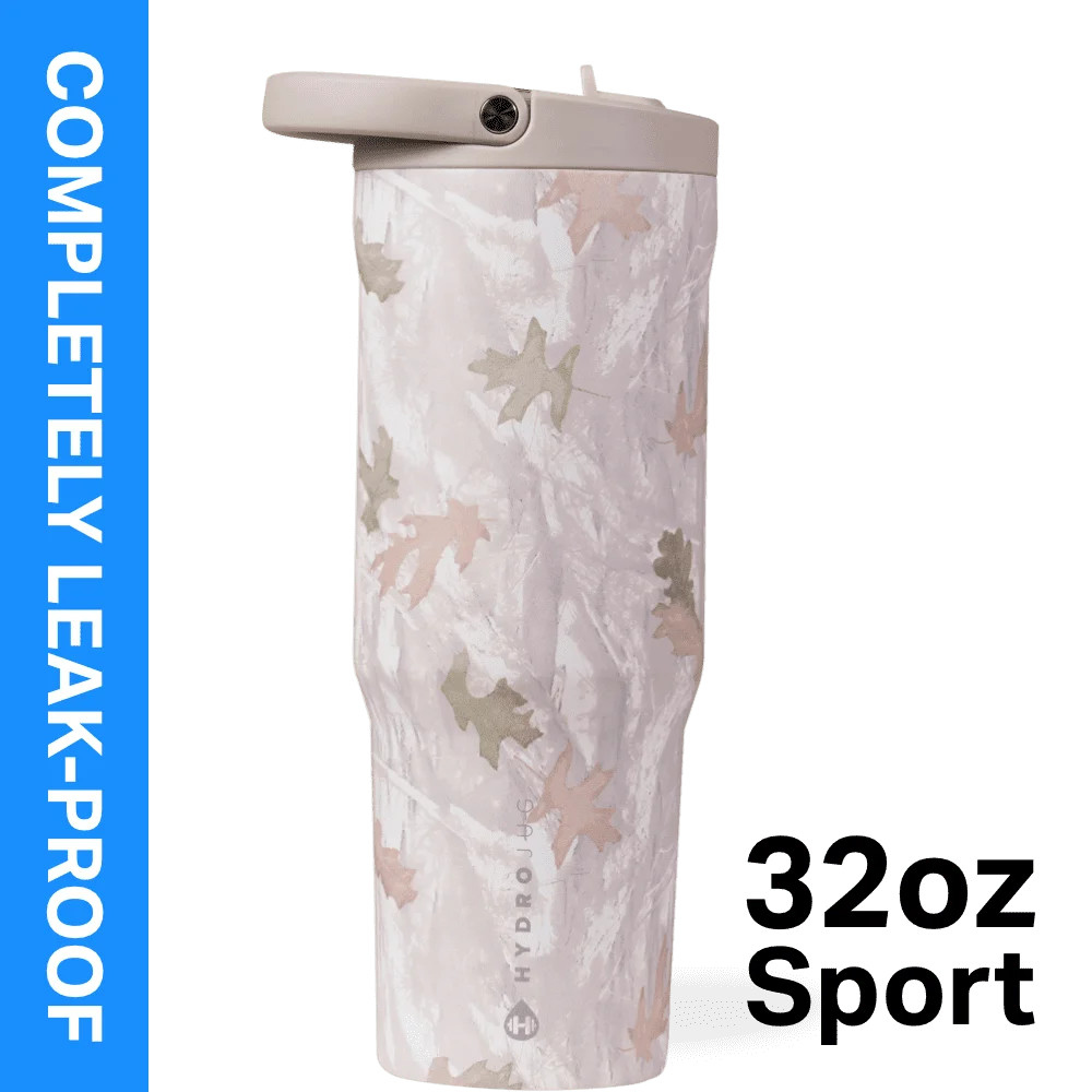 HydroJug Sport - Stainless Steel Tumbler with Straw 32oz, Vacuum Insulated, Leakproof Water Bottl... | Walmart (US)