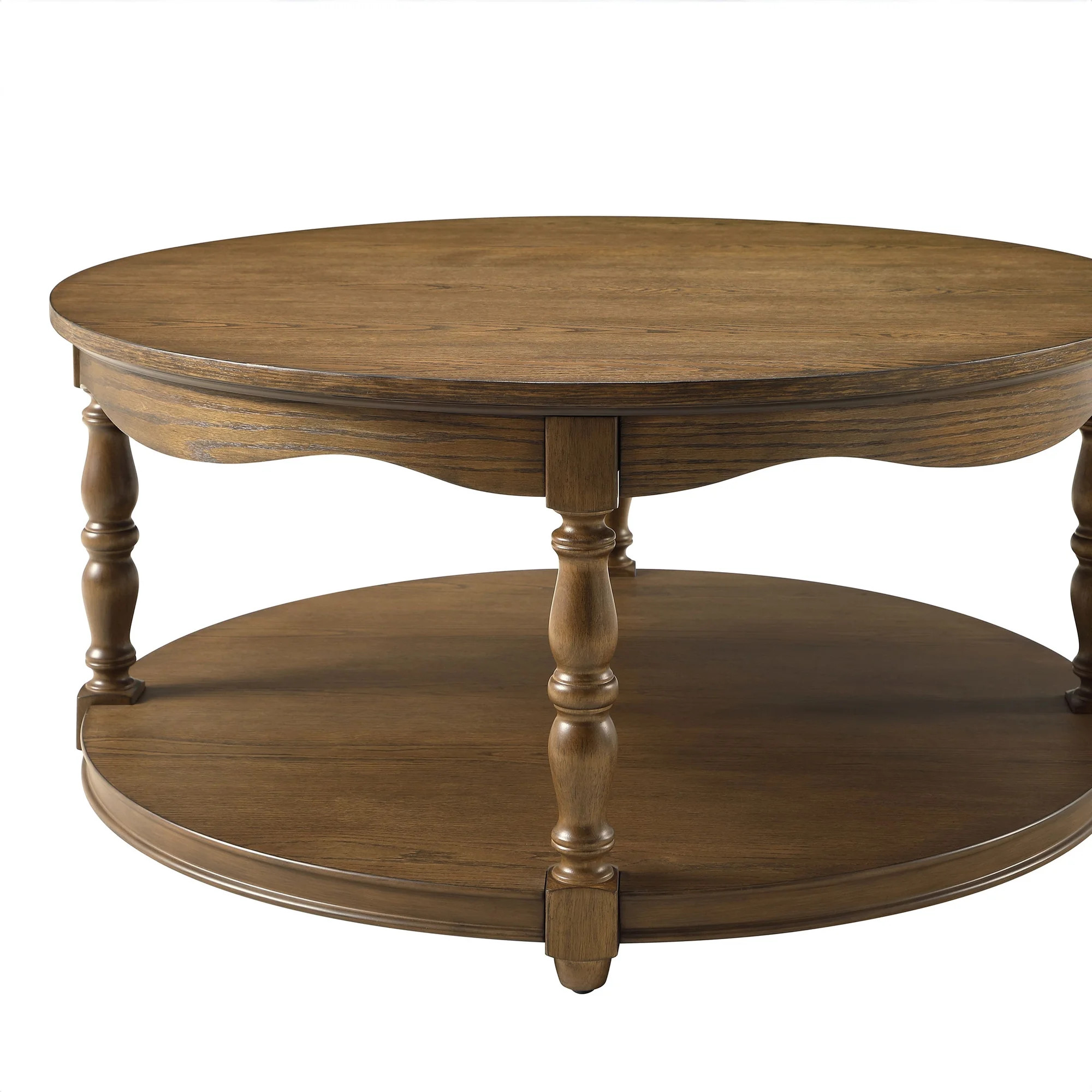The Pioneer Woman Helen Round Coffee Table, Heirloom Brown | Walmart (US)