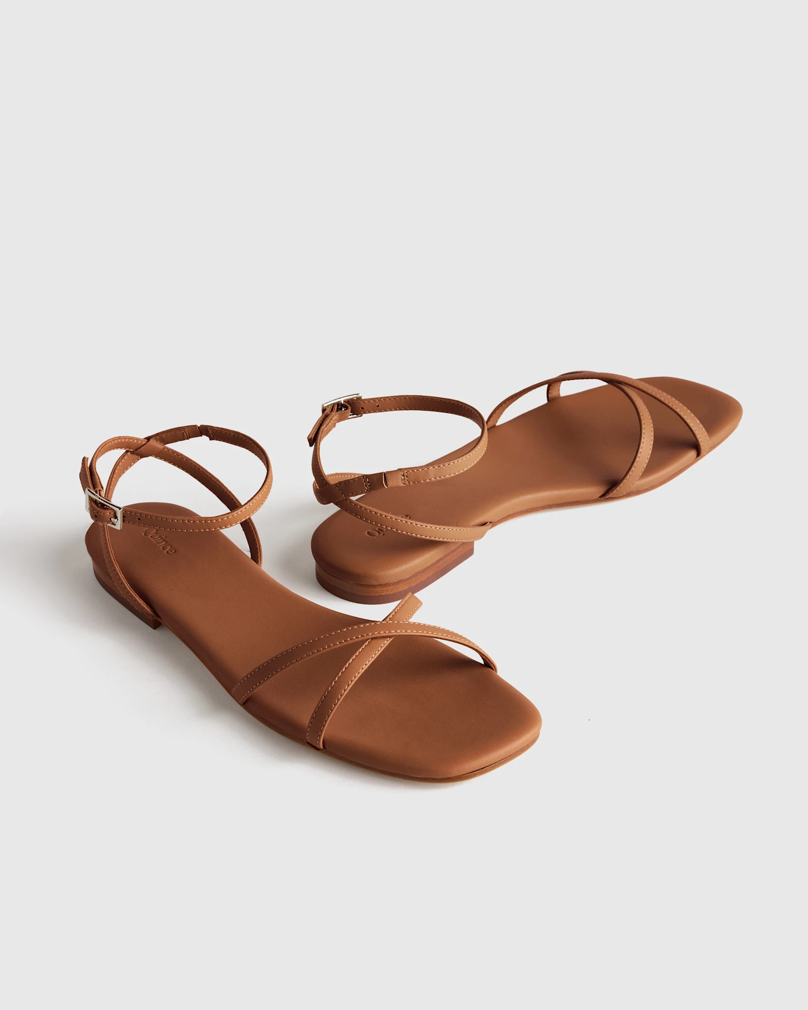 Italian Leather Ankle Strap Sandal | Quince
