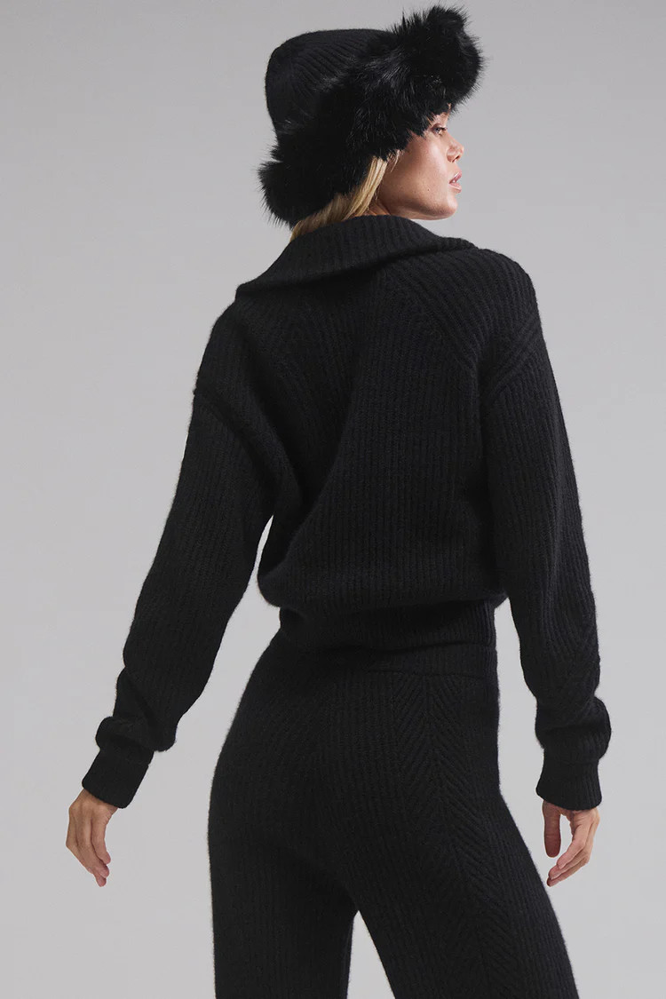Courchevel Cashmere Faux Fur Beanie | Alo Yoga