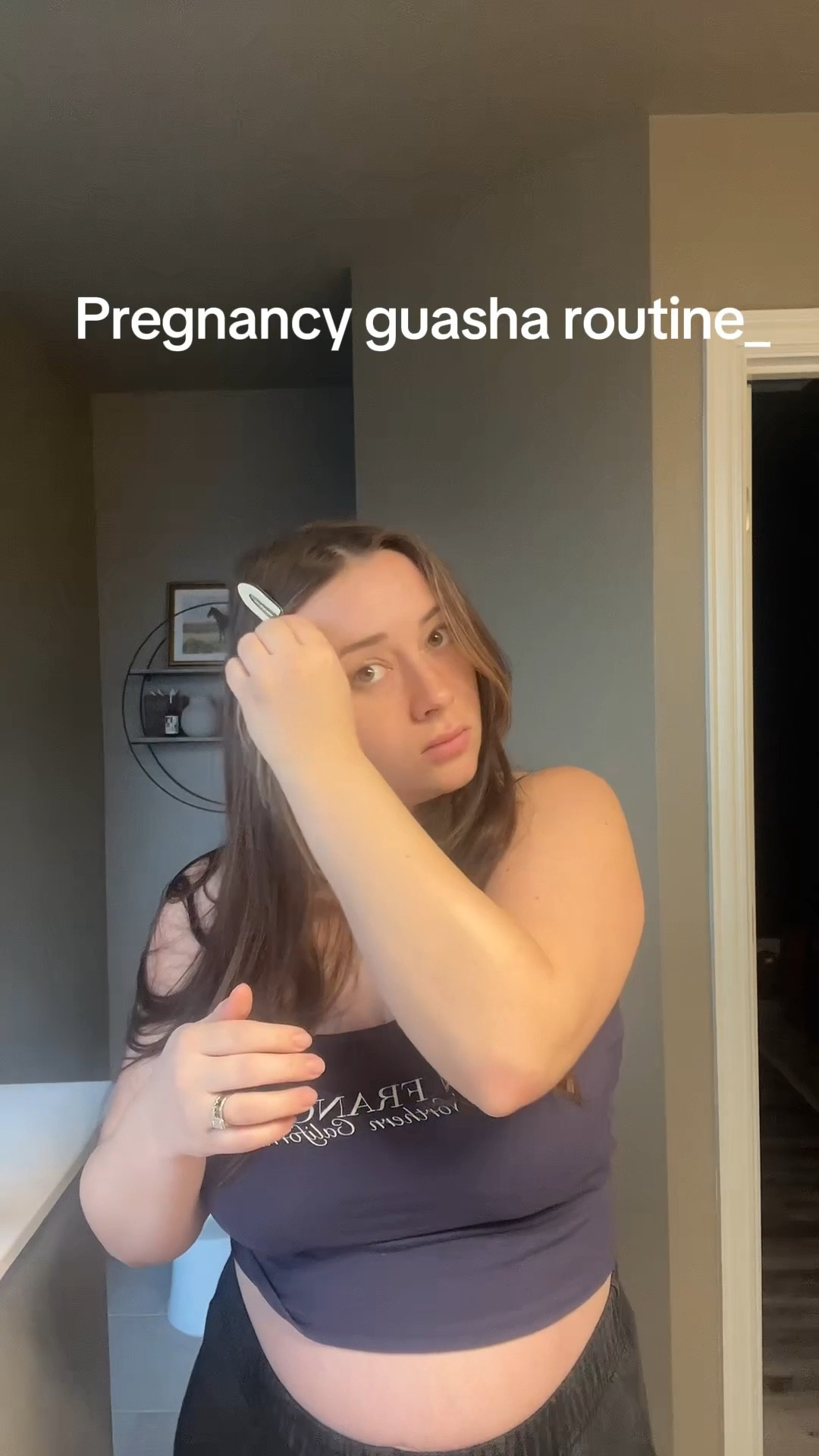 Doing all I can over here to keep the “pregnancy face” at bay!! 
I love this simple morning guasha &  ice roller routine that helps wake me up, reduce inflammation & puffiness 🙌🏼

#LTKBeauty #LTKBump #LTKWatchNow
