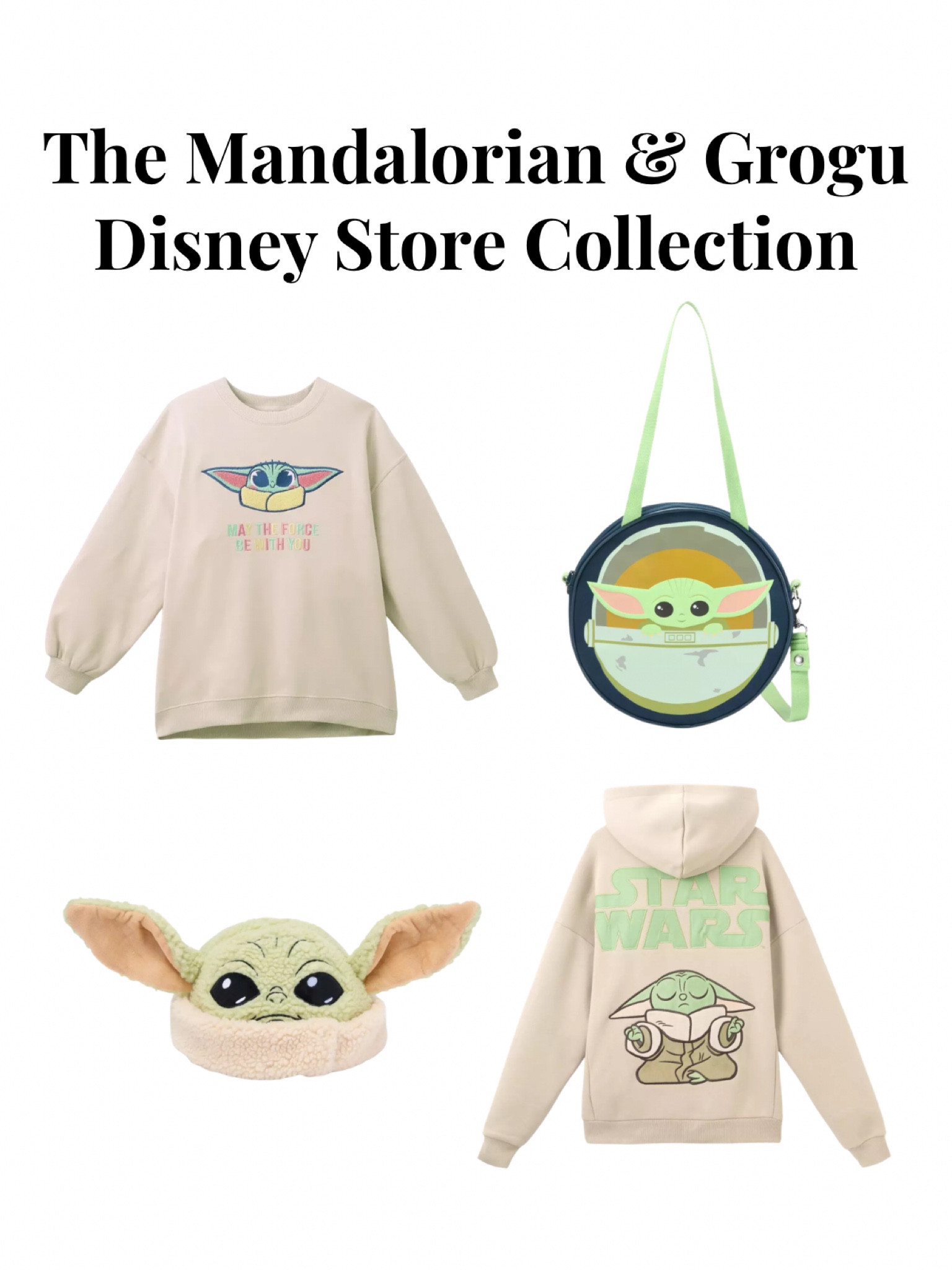 New Grogu sweatshirts, beanie, and bag from Disney Store! 💚🤎

#LTKootd #LTKgrwm #LTKSeasonal