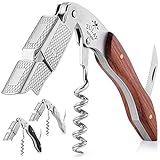 Le Creuset 3-In-One Waiters Corkscrew, Bottle Opener and Foil Cutter, For Wine or Beer, Stainless... | Amazon (UK)