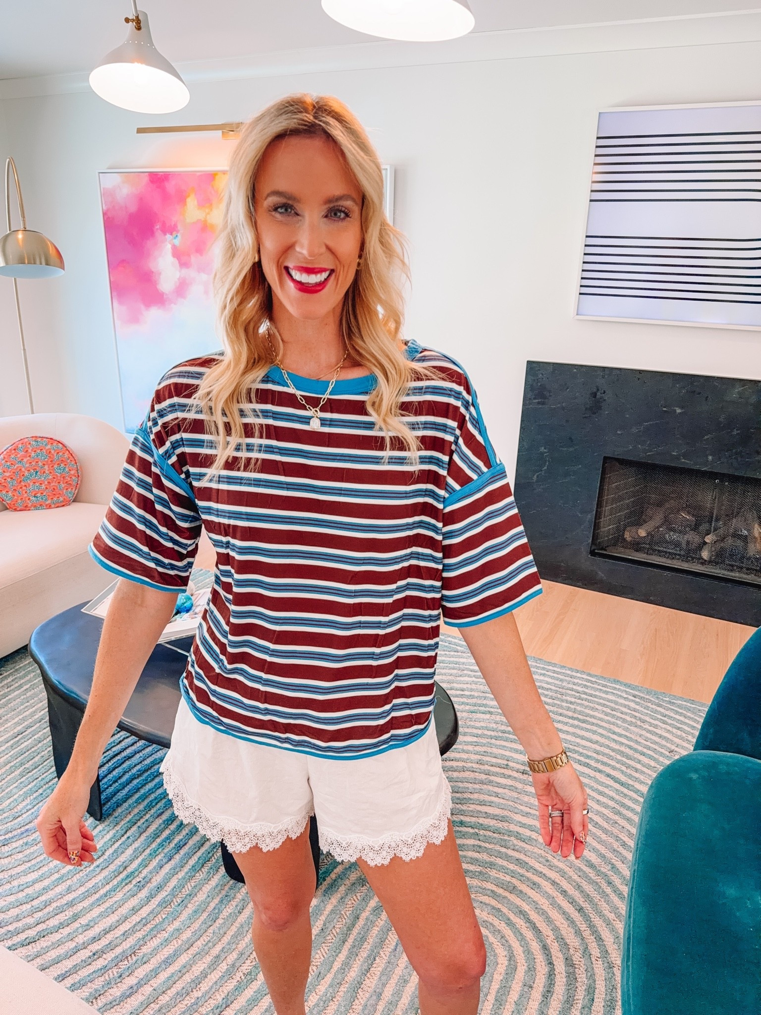 The perfect oversized tshirt! 

Amazon / Amazon shirt / Striped shirt / Classic style

#LTKgrwm #LTKdayinmylife #LTKootd