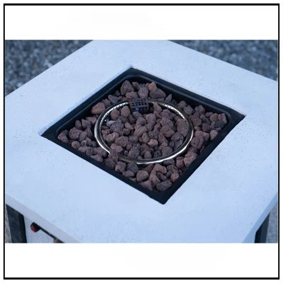 25" H Outdoor Patio Propane Gas Fire Pit Table - 50,000 BTU High-Temperature-Resistant Carving Process For Environmentally Friendly Materials With The | Wayfair North America