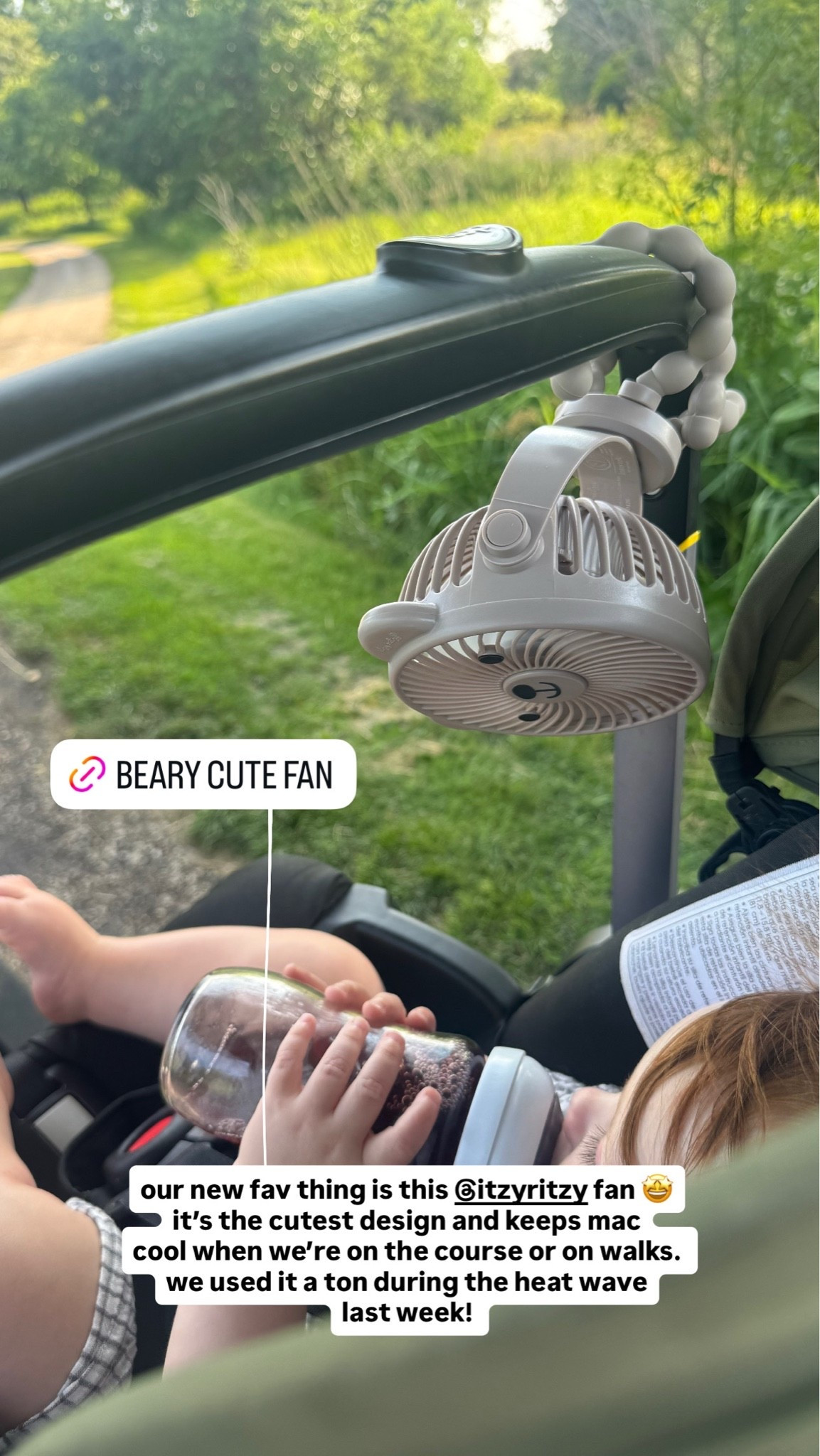Keeping baby boy cool this summer with this adorable bear fan! It’s super powerful and was perfect during the heat wave last week ☀️

#summerfinds #amazonfinds #itzyritzy

#LTKBaby #LTKKids #LTKmomlife