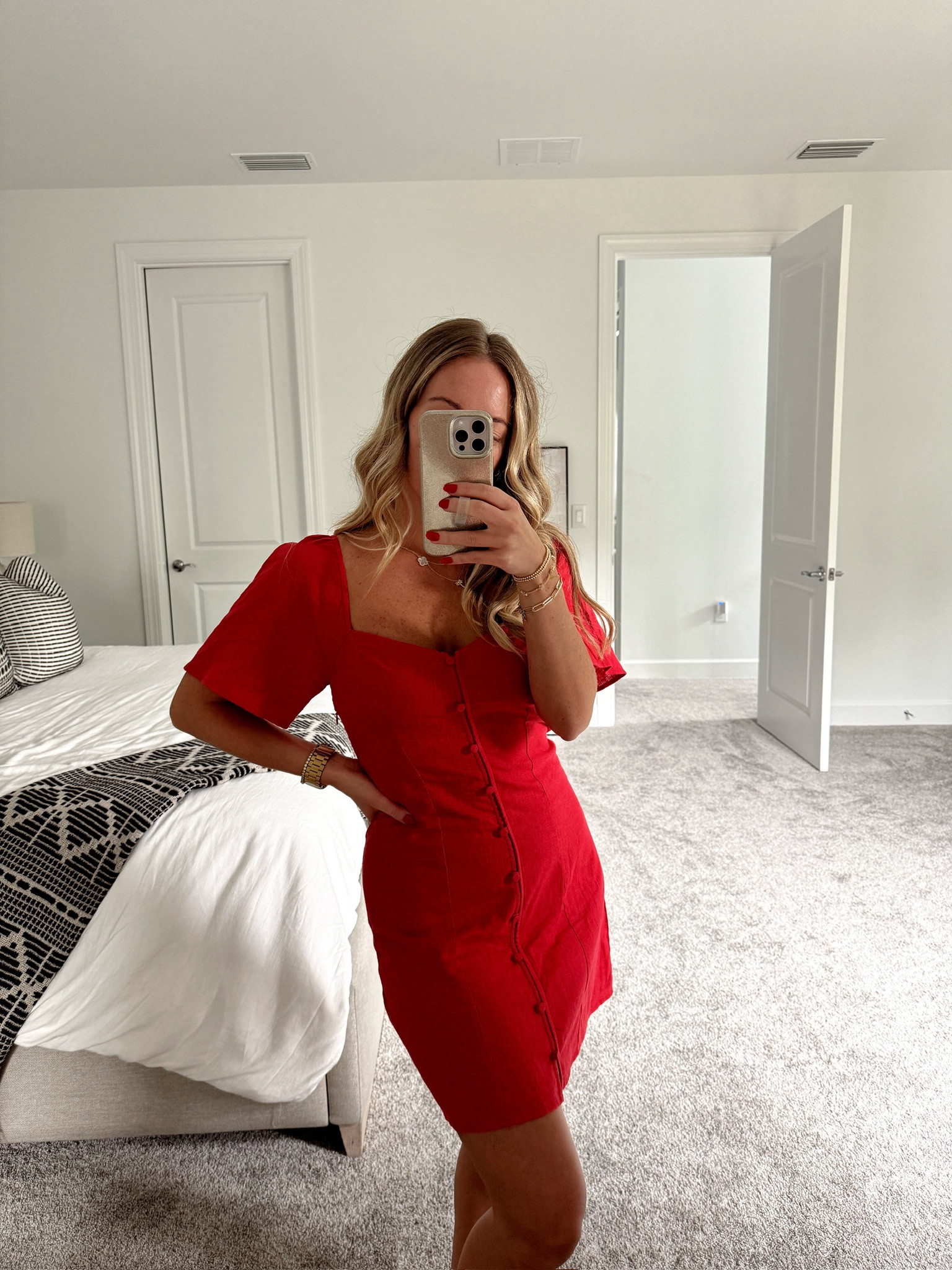 Of course I packed this linen dress! 🦞❤️😍🇺🇸🫐