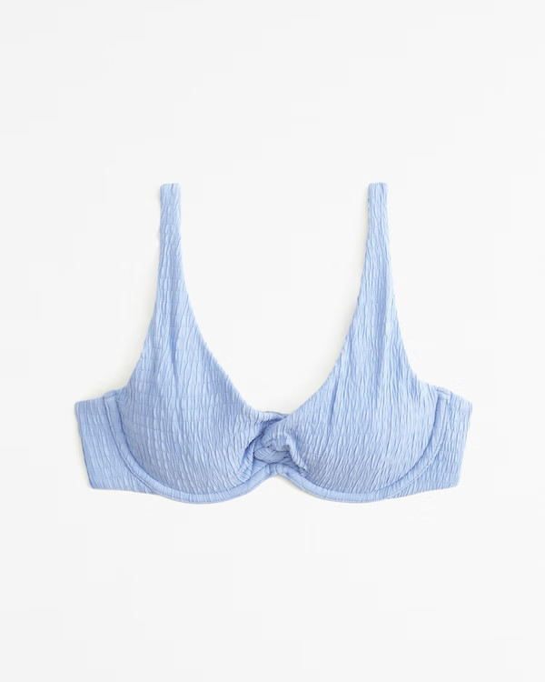 Women's Wide Strap Twist Continuous Underwire Bikini Top | Women's Swimwear | Abercrombie.com | Abercrombie & Fitch (US)