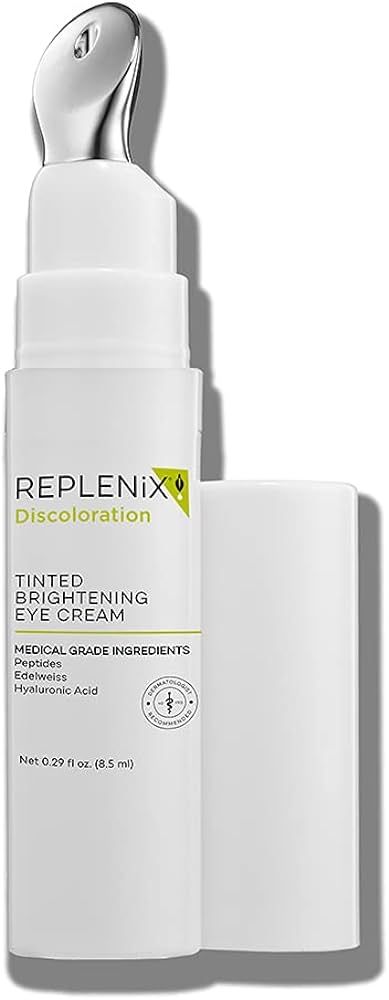 Replenix Tinted Brightening Eye Cream – Firming Under Eye Dark Circle Treatment - Improves Fine... | Amazon (US)