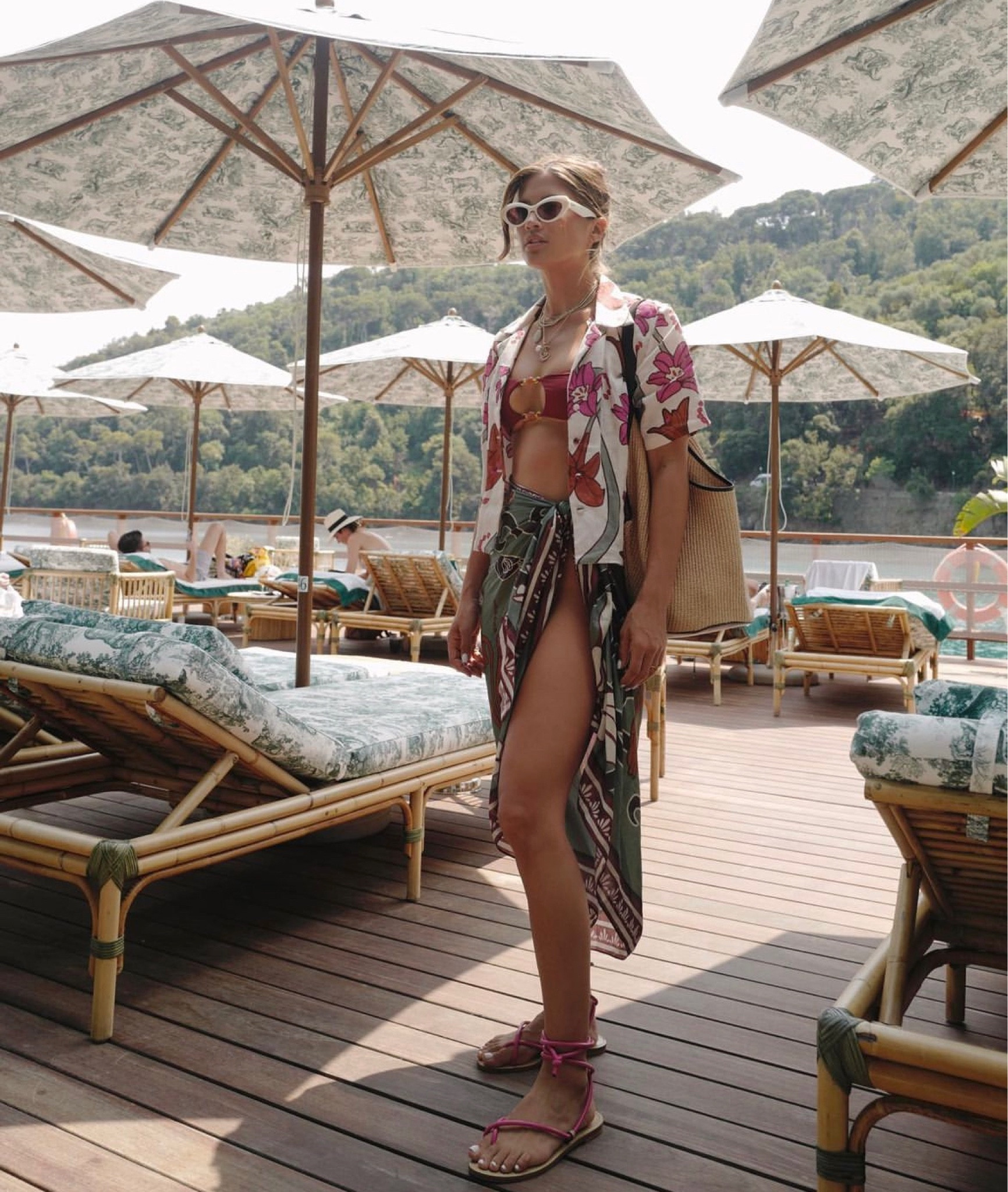 The perfect vacation outfit! This Khaite lotus tote is a must have 

#LTKitbag #LTKFind #LTKstyletip