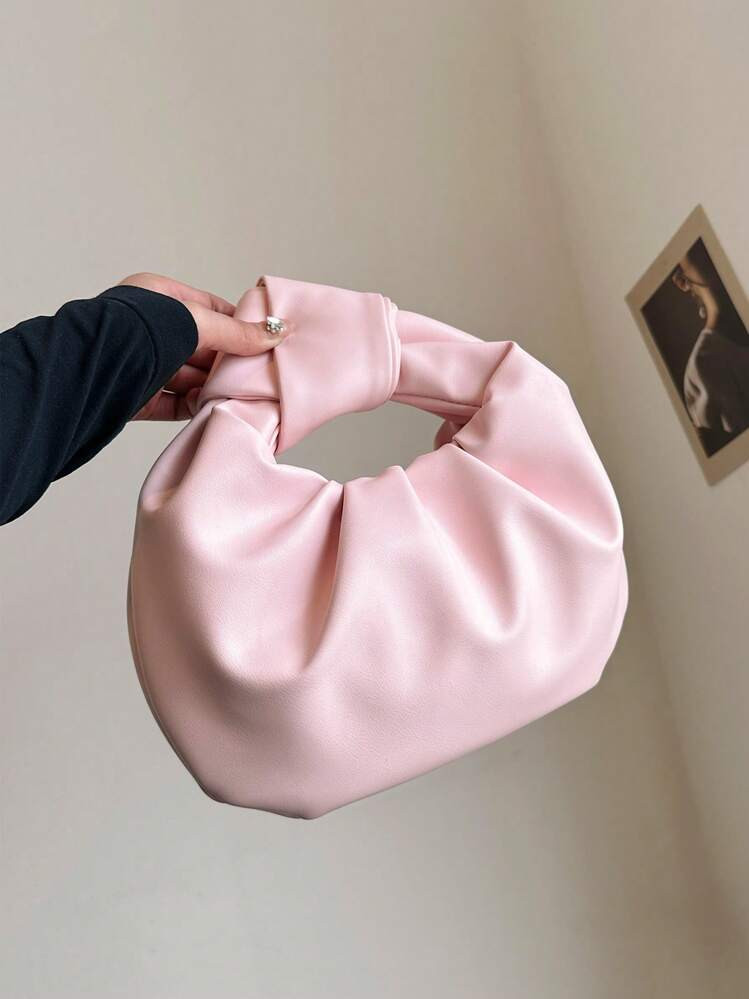 2024 Fashionable Concise Cloud Folded Tote Shoulder/Armpit Bag, All-Match Style | SHEIN