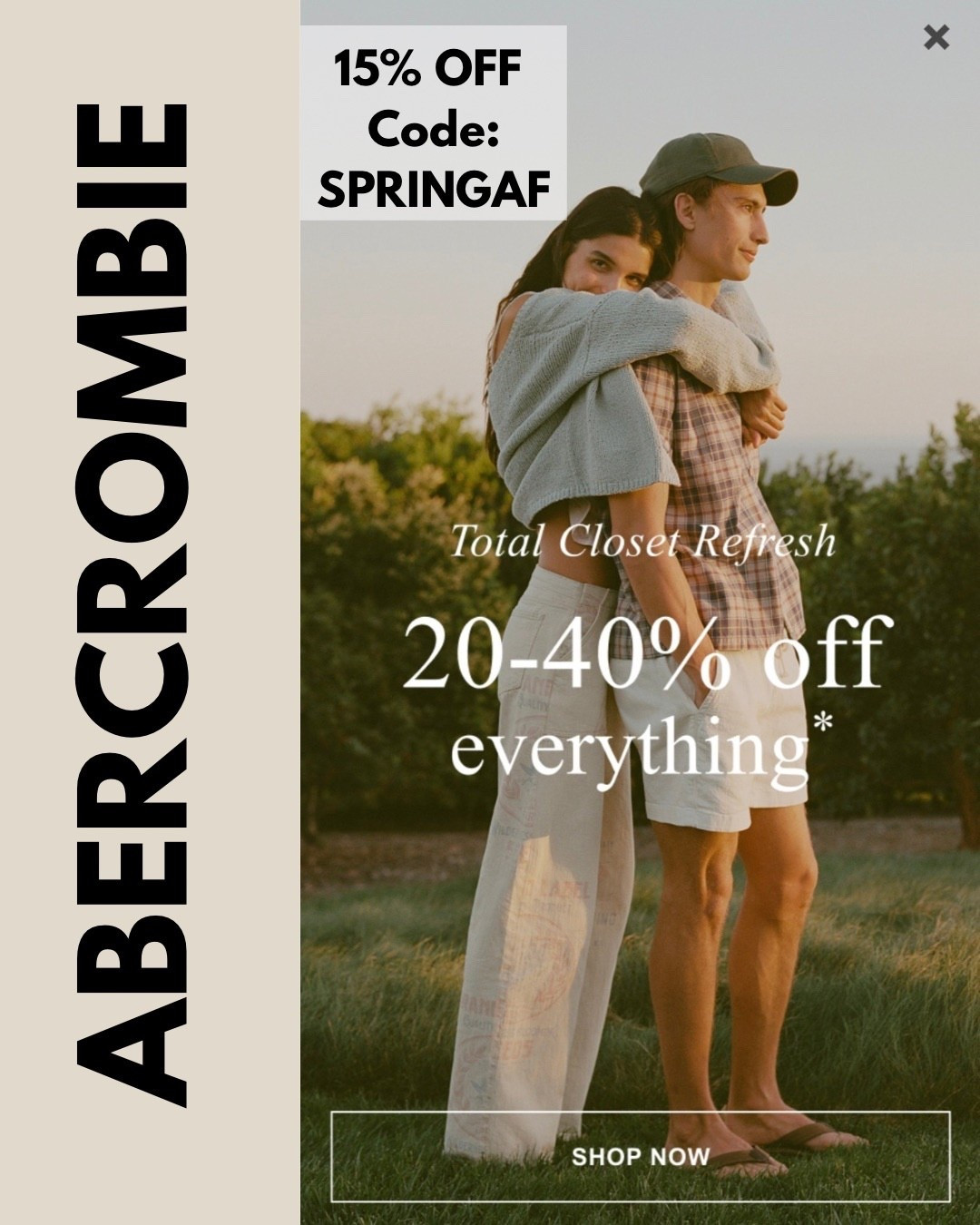 Time for a Spring Refresh of your Closet 🌼🌸 Abercrombie has a site wide SALE of 20% - 40% OFF — Add code SPRINGAF to score an additional 15% OFF everything in your Shopping Cart ‼️ Just tap any photo below …. 

Follow my LTK @fashionistanyc on the @shop.LTK app to view this post and get my exclusive app-only content!

#liketkit #LTKootd #LTKSaleAlert #LTKTravel
@shop.ltk
https://liketk.it/62AQZ
