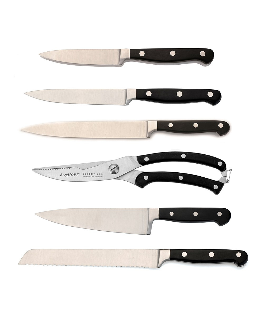 BergHOFF Knife Sets - Stainless Steel Six-Piece Knife Set | Zulily