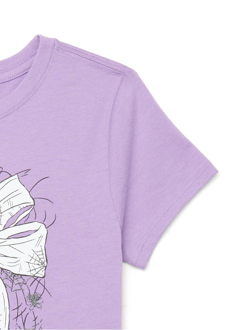 Way to Celebrate Girls Halloween Graphic T-Shirt, Sizes 4-18 | Walmart (US)