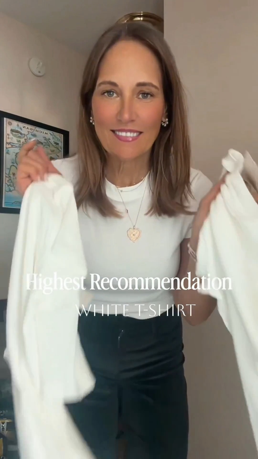 This ribbed white t-shirt from Target is easily one of my highest recommendations. The thicker collar gives it a polished look, and the ribbed fabric adds just enough texture to make it feel a little more elevated than a basic tee. It’s an easy everyday staple that pairs effortlessly with denim, trousers, or layered under jackets.

#LTKSeasonal #LTKMidsize #LTKOver40