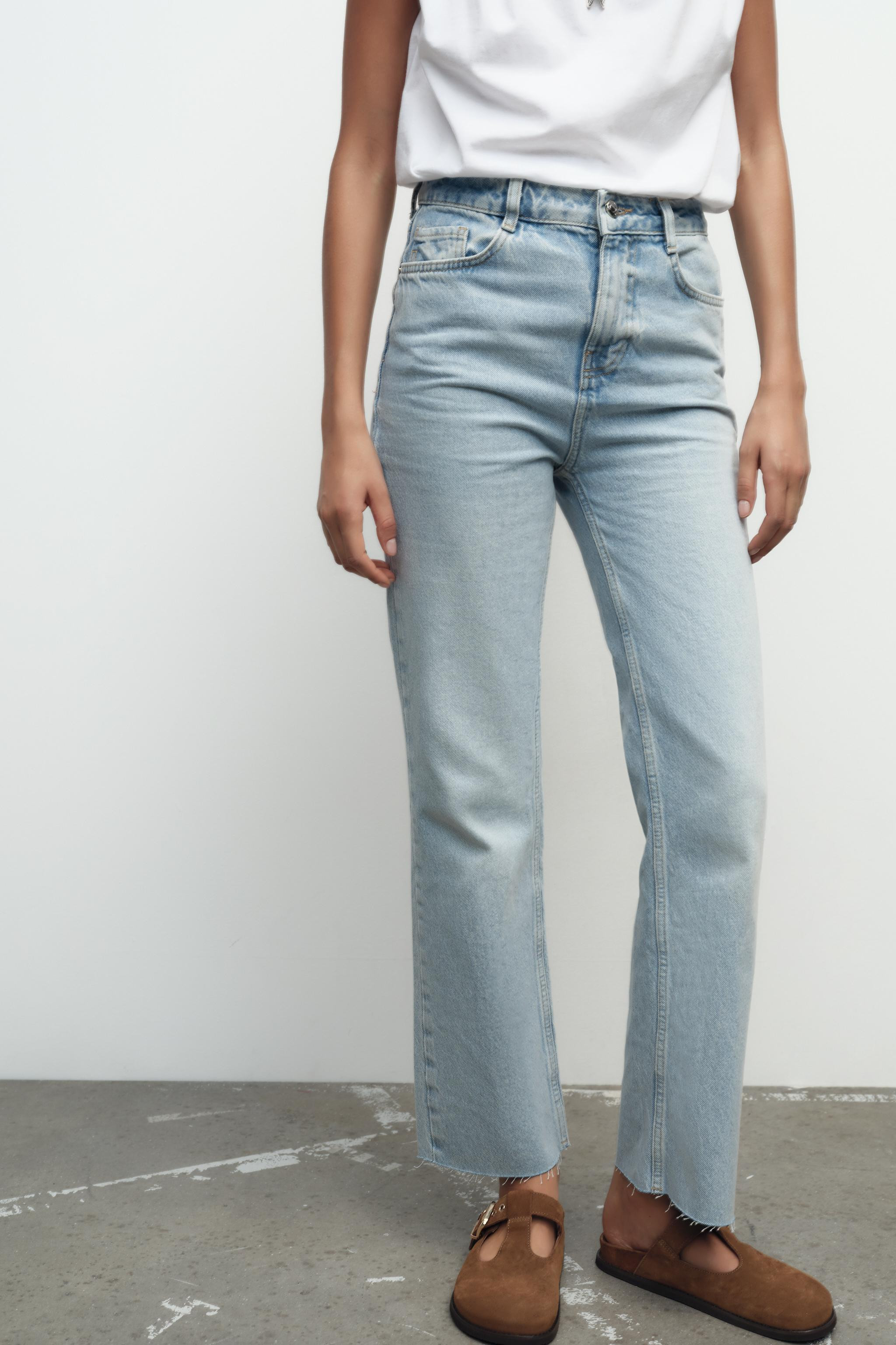 Z1975 HIGH-WAISTED STRAIGHT JEANS | Zara Canada