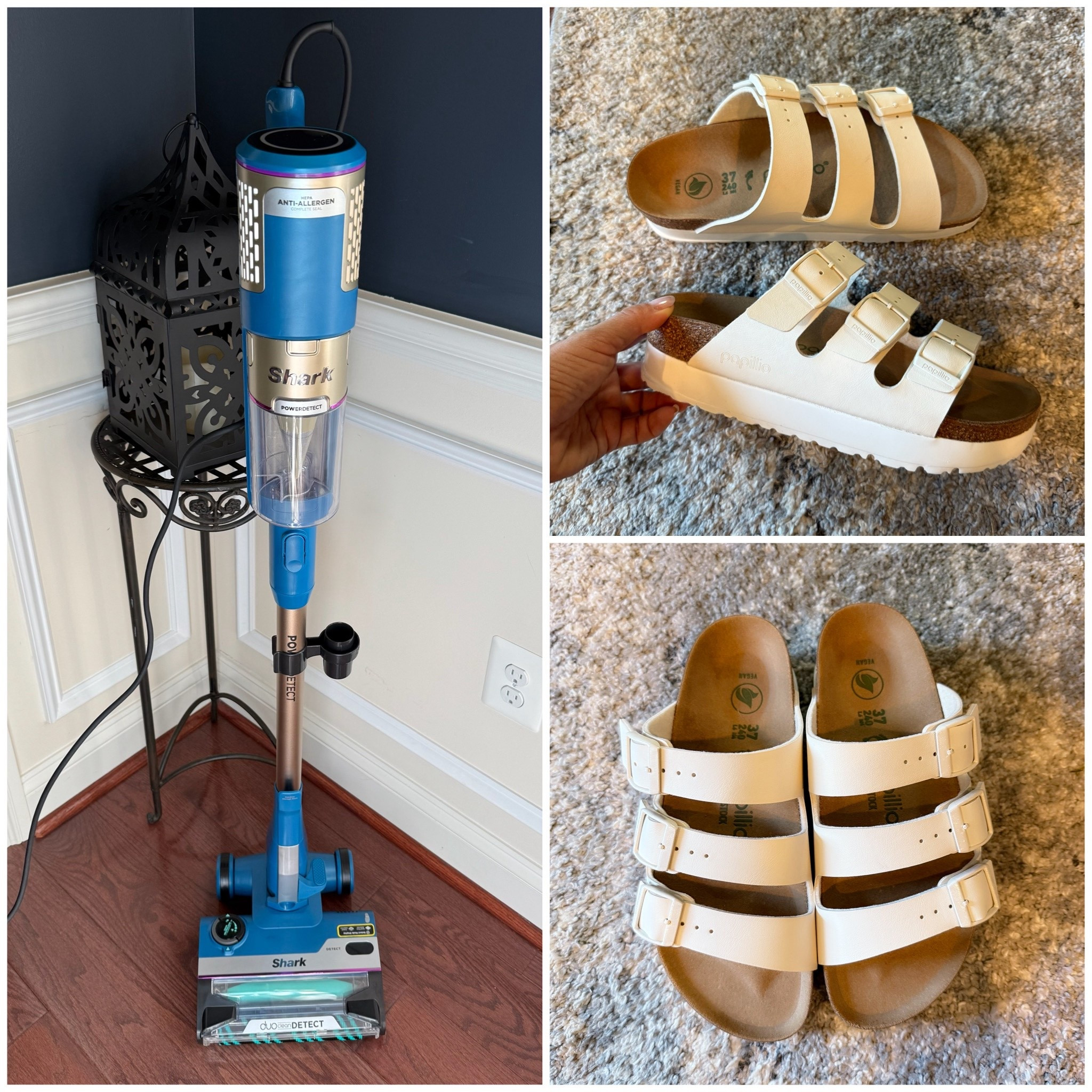 I recently grabbed both  Shark PowerDetect Corded Stick Vaccum on S A L E and the B I R K E N S T O C K Papillio Platform Sandals at HSN where you can use WELCOME2025 to save $15 at checkout + free shipping!
We just got the vacuum for our carpeted rooms upstairs and hubby approved! 👍It's very powerful also because it's corded and it has inteeli-Sense smart sensors that reacts by boosting brushrool speed depending on where you need it most! And this Papillio line from Birk is extra comfy with platform bottom! Some styles are on sale so I'll link those too!
#HSNInfluencer, #ad, #LoveHSN @HSN #sharkvacuum